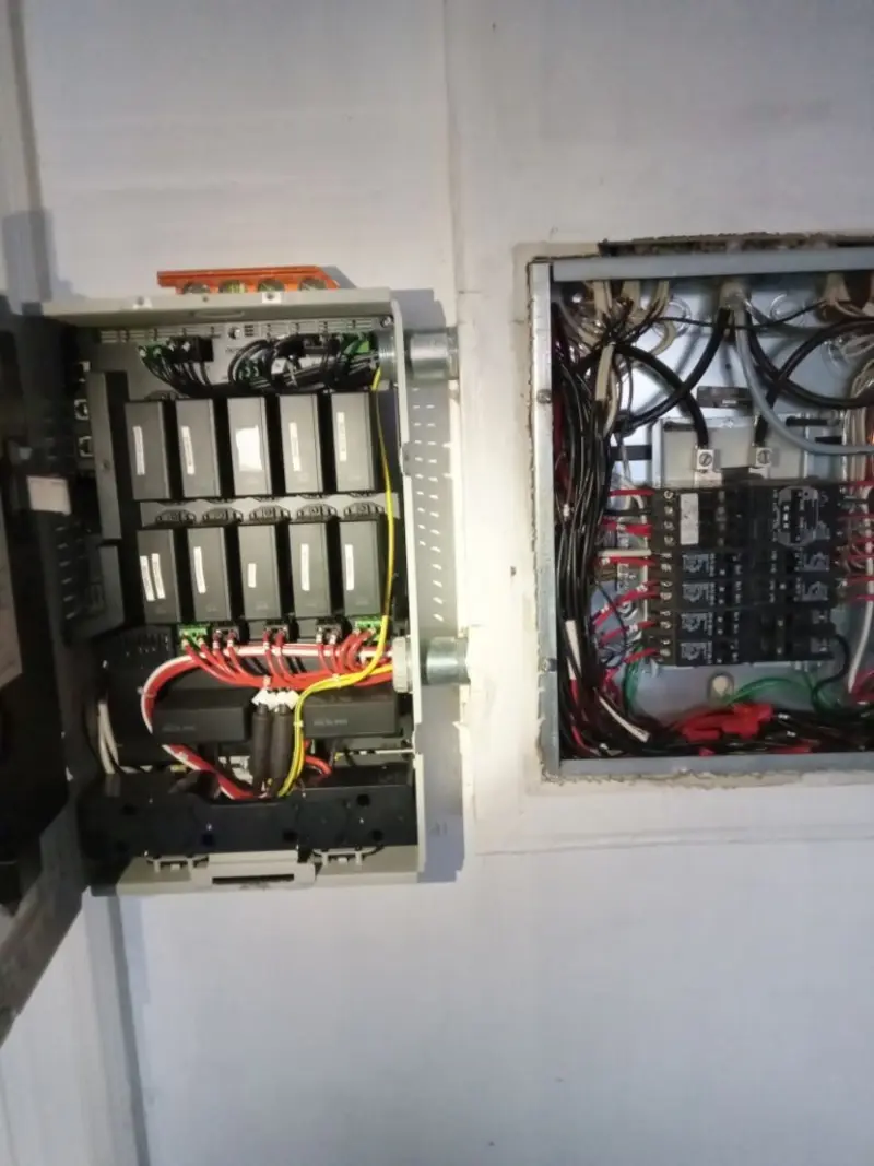 Electrical panel upgrade completed for Indoor Lighting Installation in South Elgin